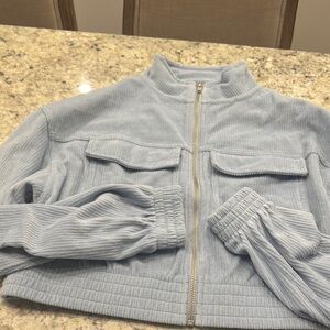 Light Blue Corduroy Jacket
